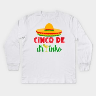 Cinco De Mayo Kids Long Sleeve T-Shirt